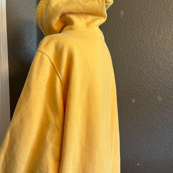 The North Face Men's Yellow Hoodie Sweater - Picture 3 of 5